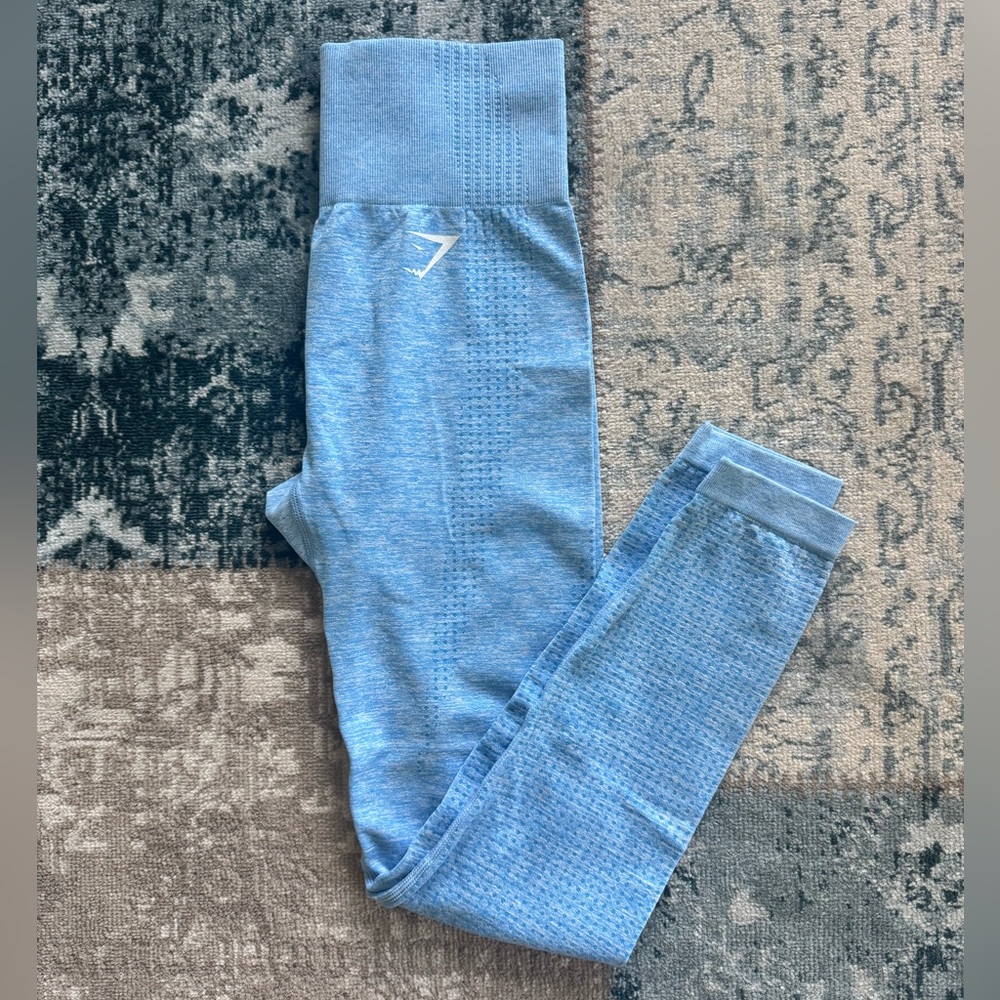 Gymshark Sky Blue Seamless Leggings